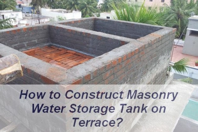 How to Construct Overhead Masonry Water Tank? [PDF]