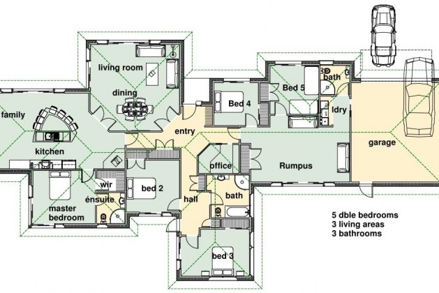 Standard Size of Rooms in Residential Building and their Locations
